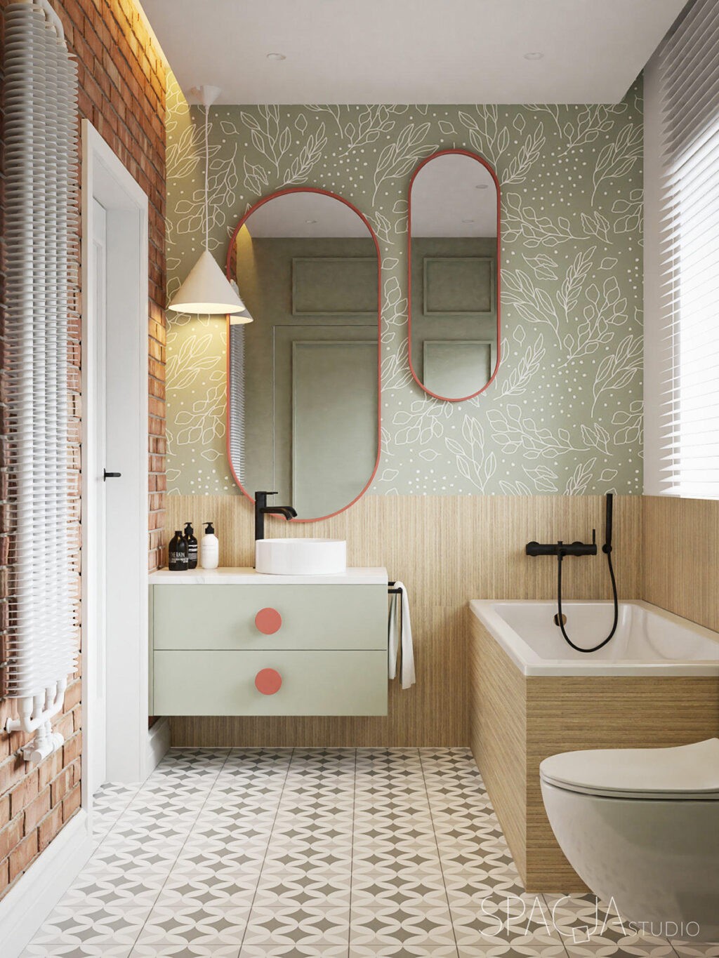 sage green bathroom.1 Interior Design Ideas