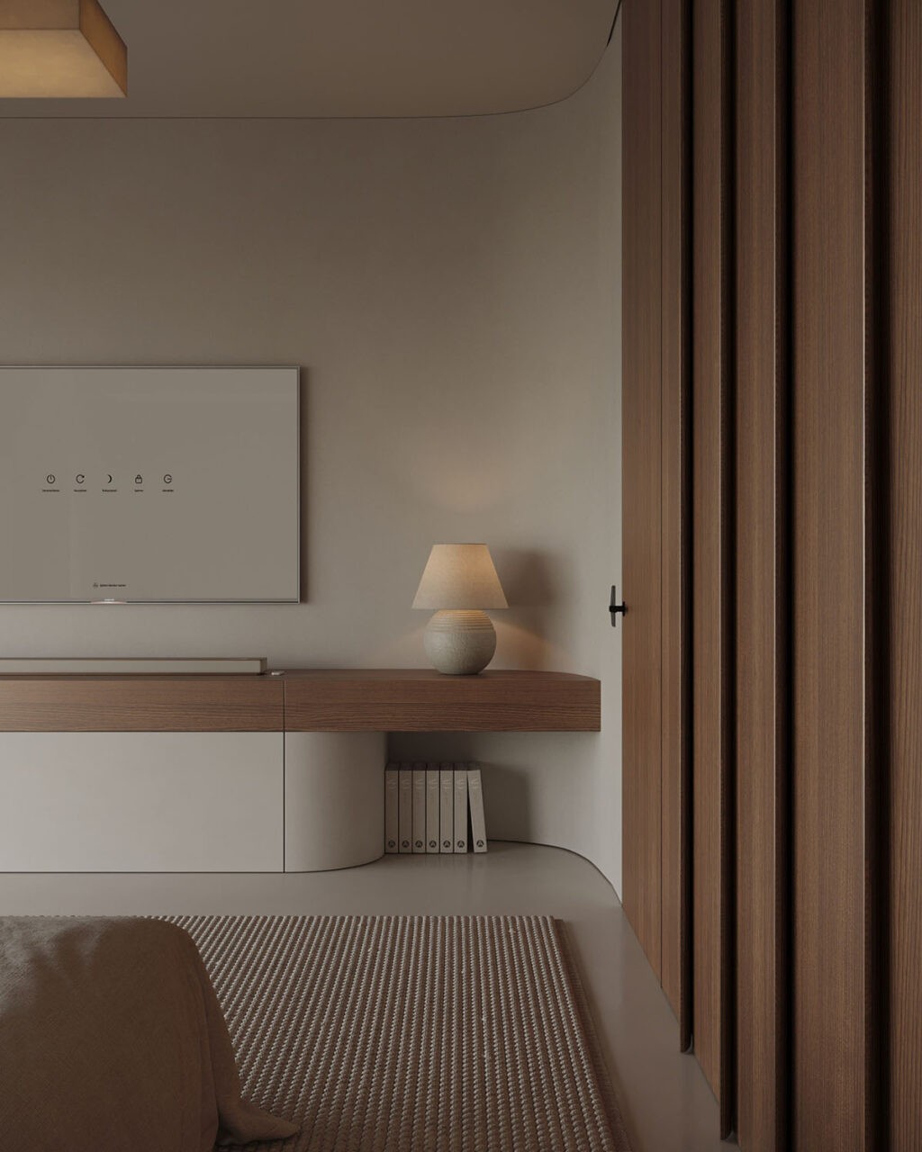Warm Minimalist Home With A Soft White & Wood Color Scheme