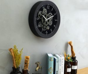 Moving Gears Wall Clock