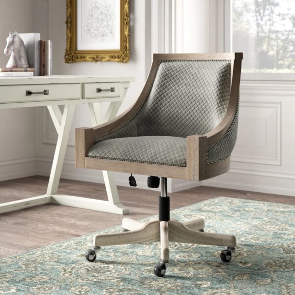 Wooden office top chair design