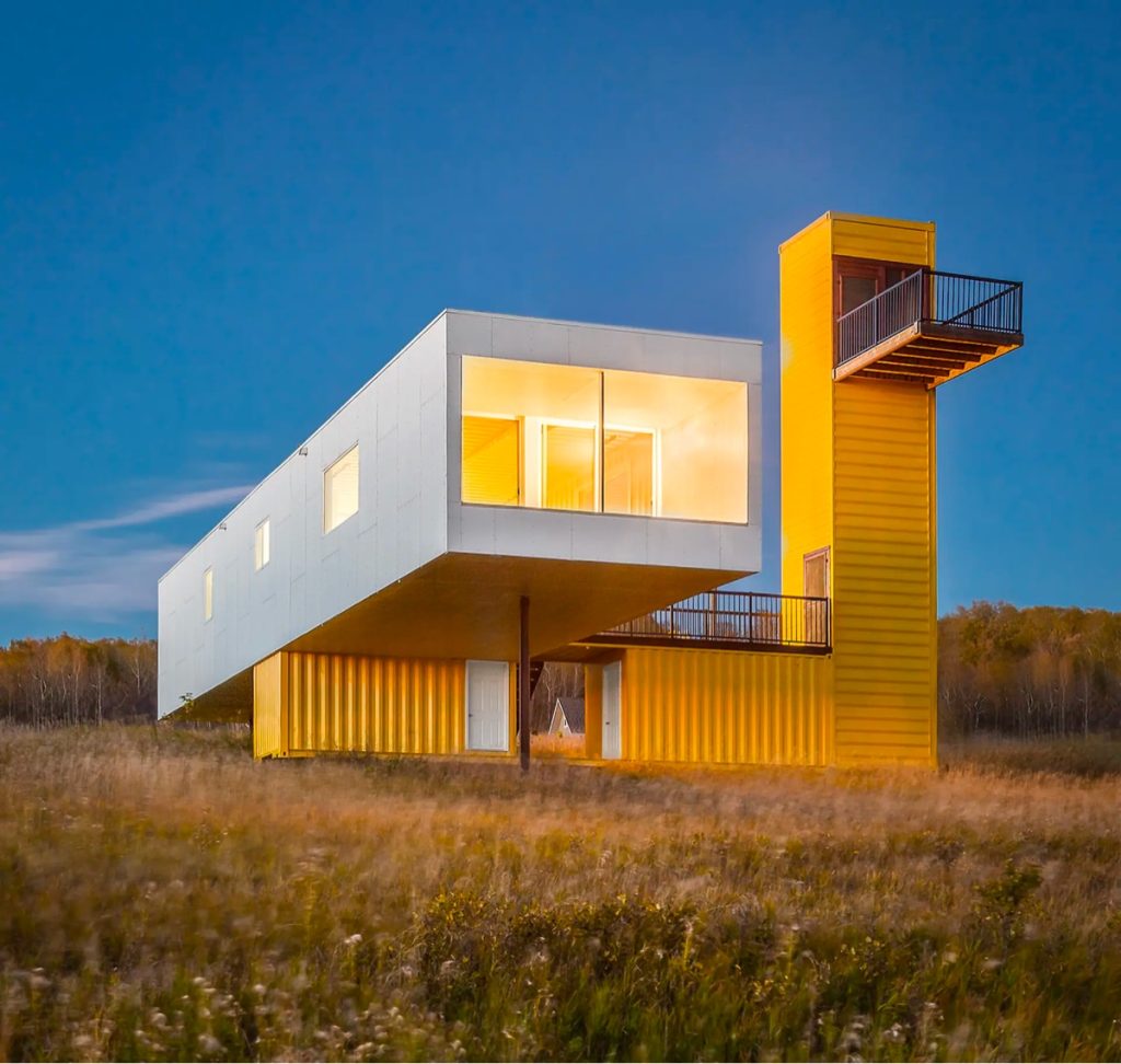 This Modern Home Is Made Entirely of Shipping Containers! Step Inside, Container  Homes