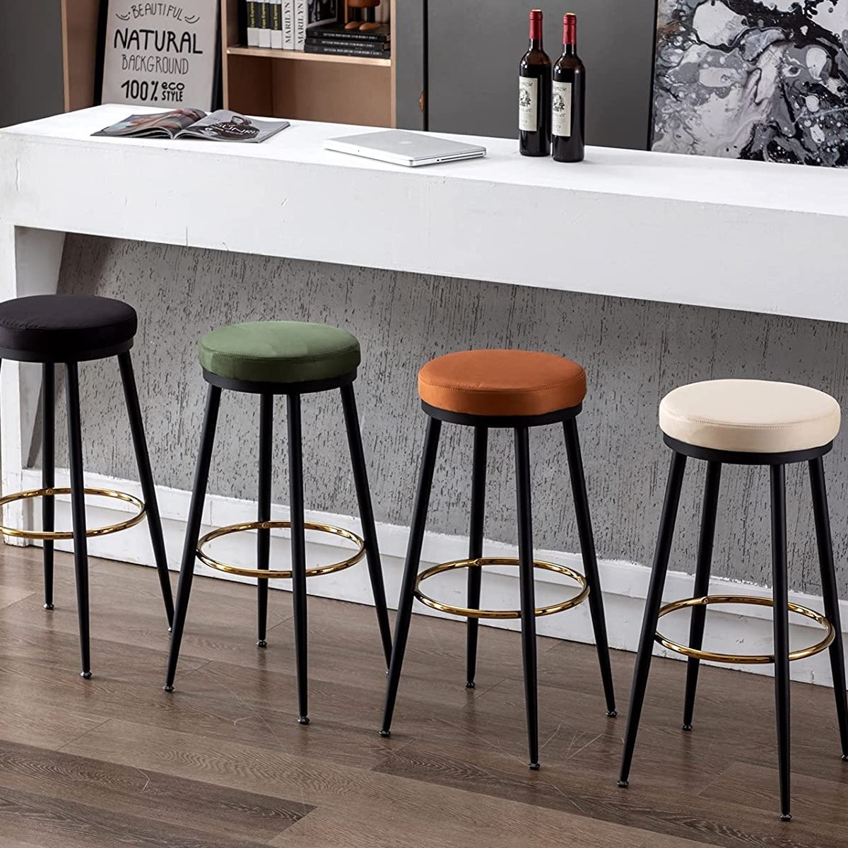 51 Upholstered Bar Stools That Blend Comfort And Style Seamlessly 