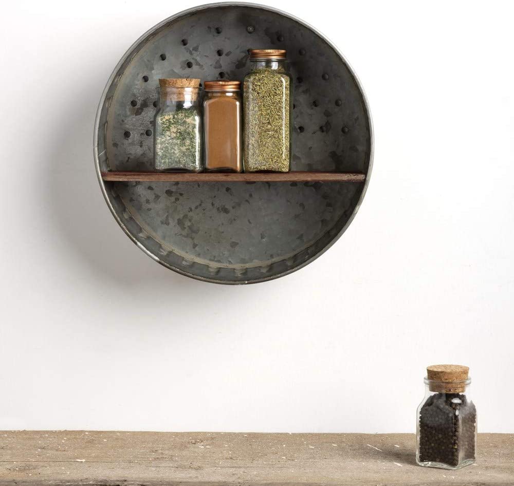 round wall shelf