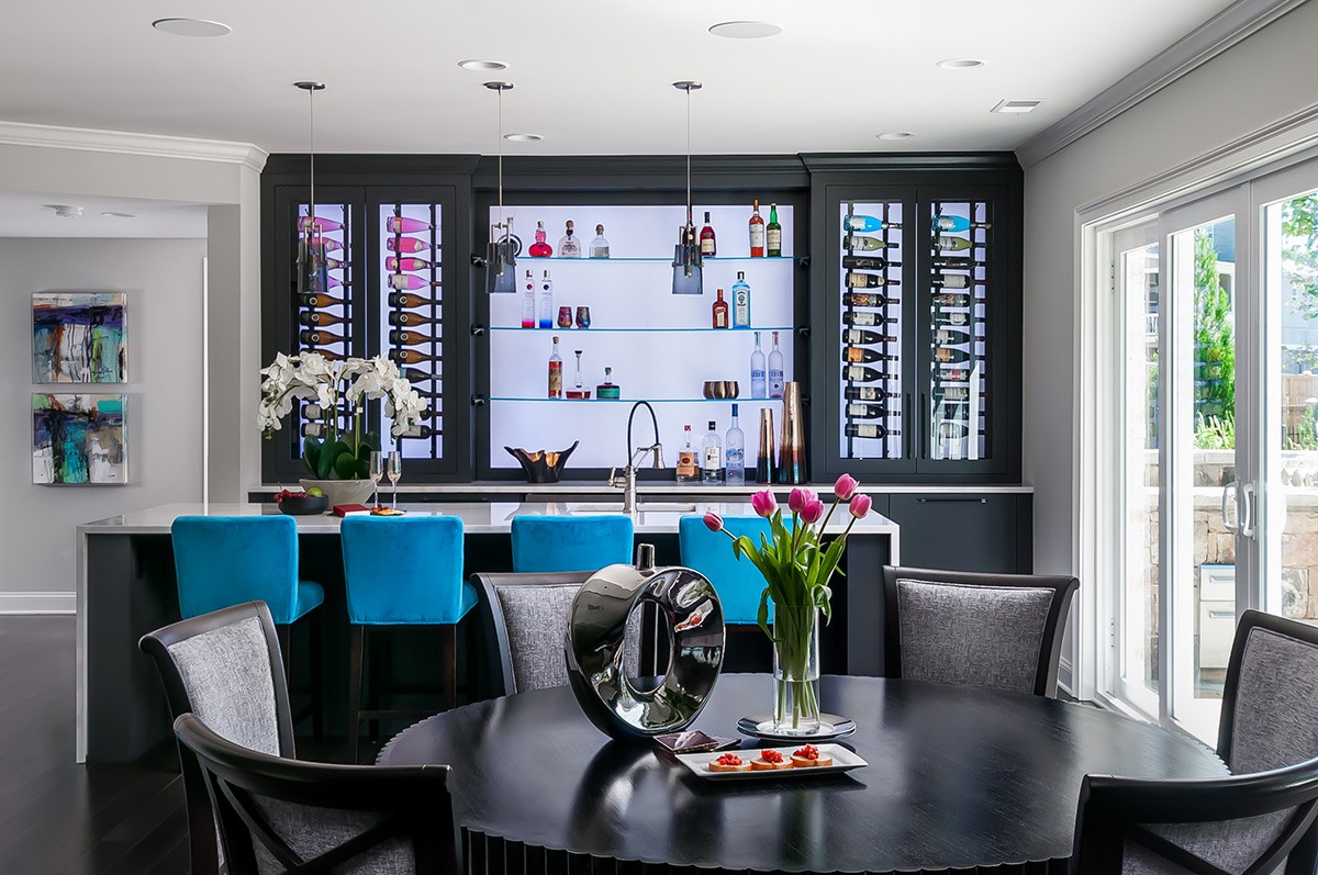 basement home bar