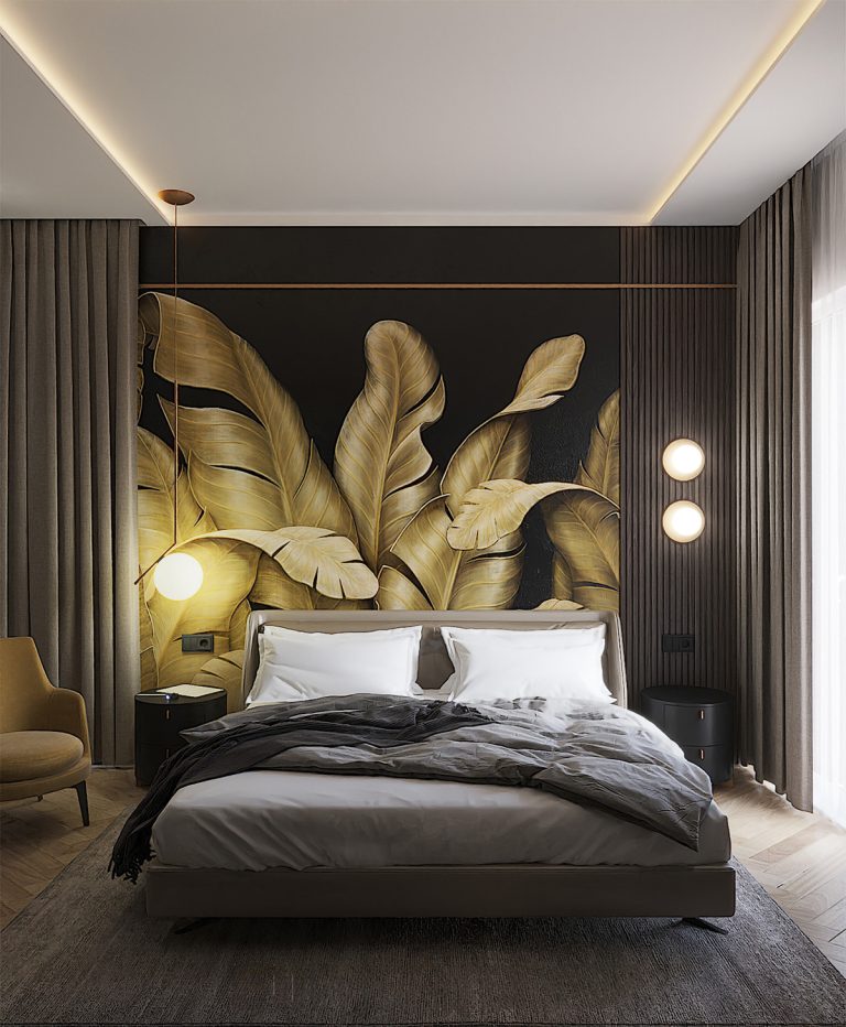 botanical bedroom | Interior Design Ideas