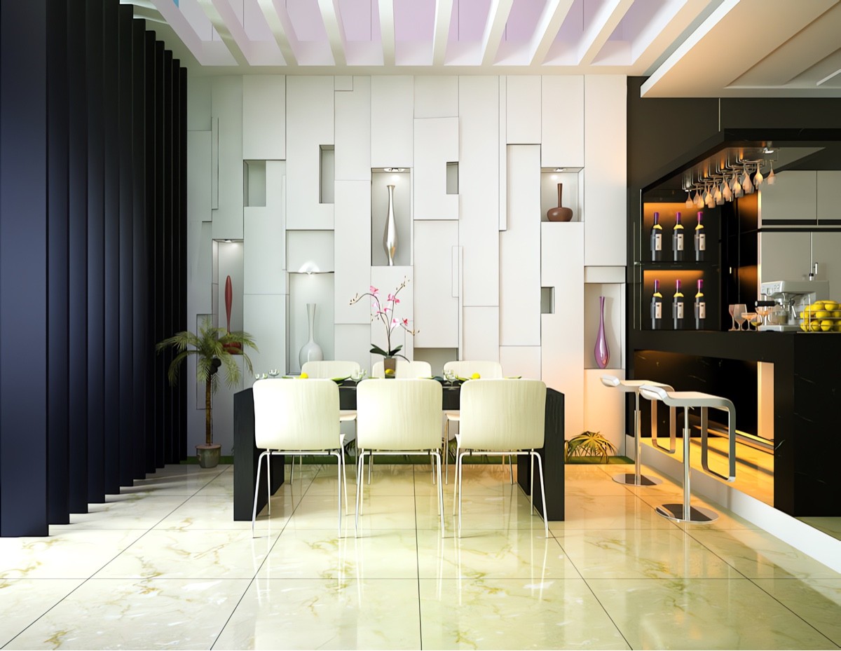 modern home bar