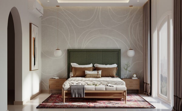 pale gray bedroom | Interior Design Ideas