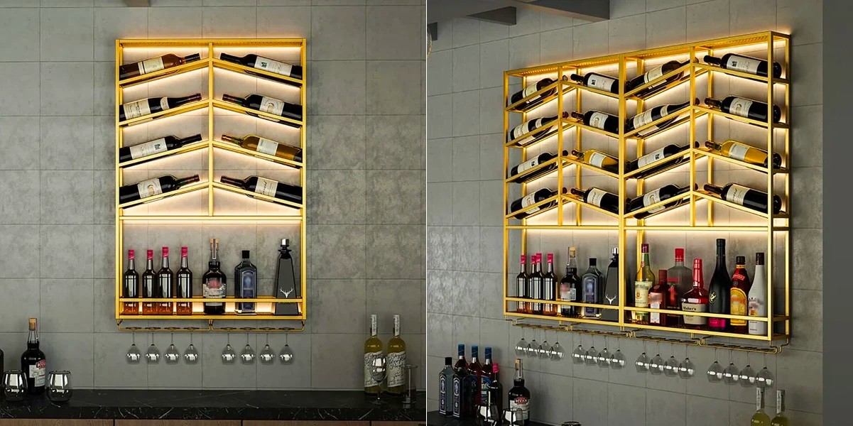 wall mounted home bar