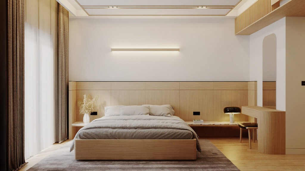 Image showcasing wood paneling accent wall | Interior Design Ideas