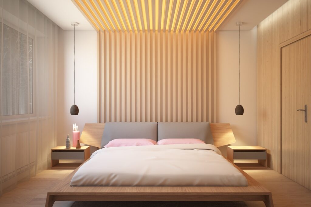 wood trim accent wall ideas | Interior Design Ideas