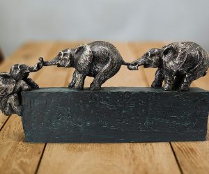 family ties elephant statue