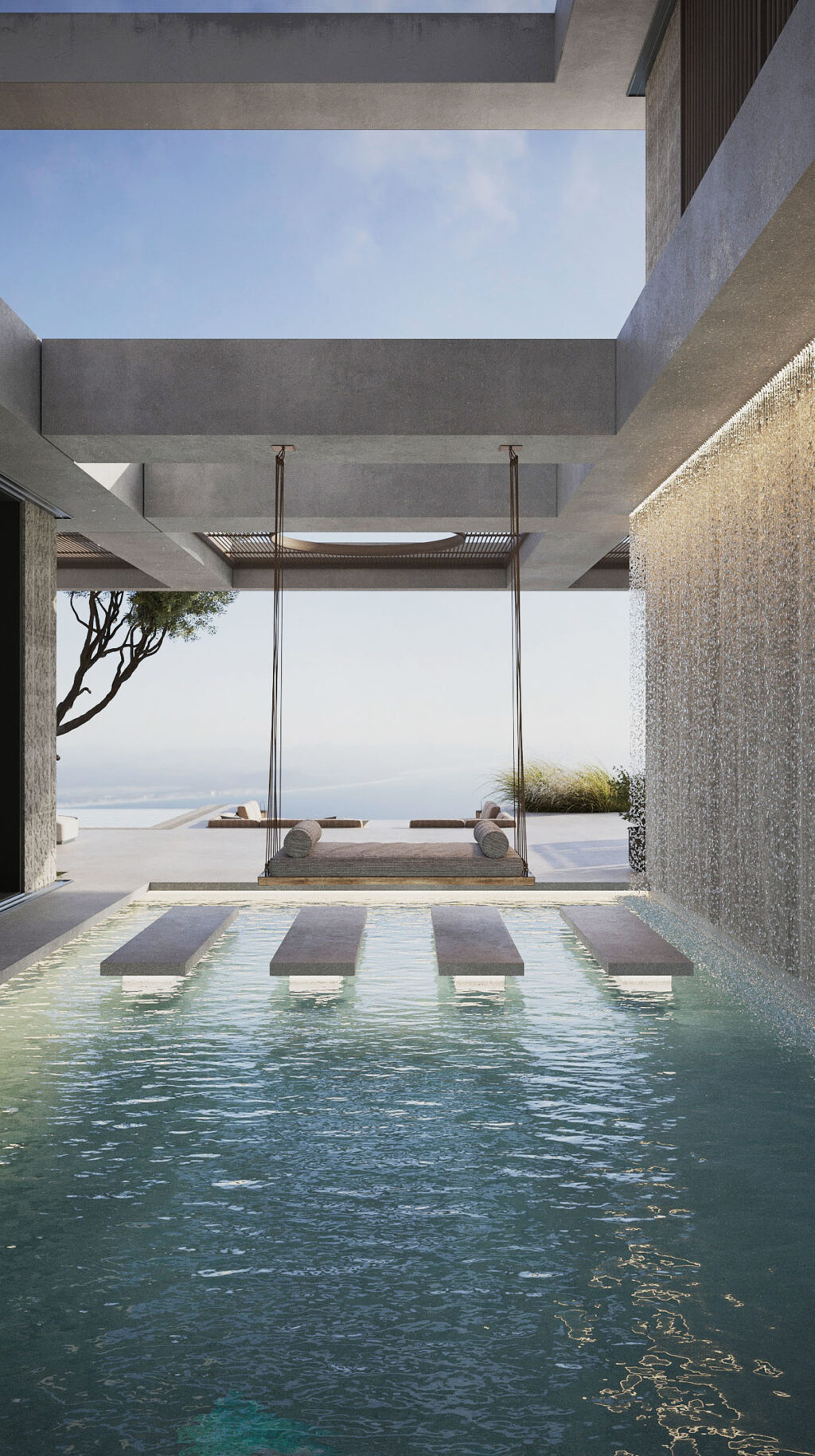 hanging chaise lounge Interior Design Ideas