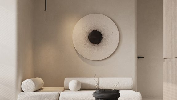 Modern Neutrals Transformed: Unveiling the Power of Texture and Curved Decor