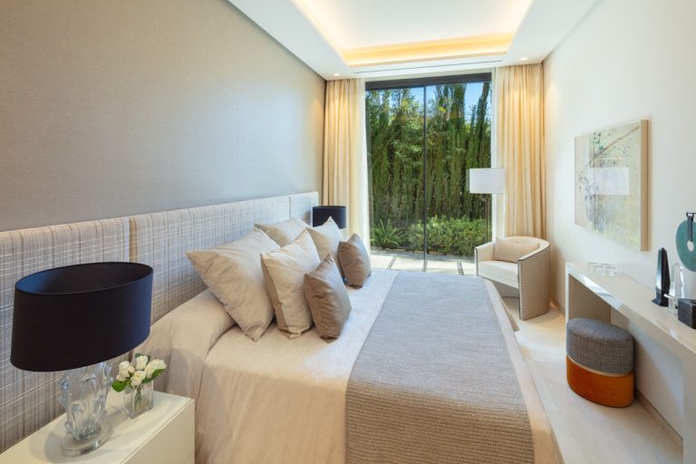 gray bed runner Interior Design Ideas