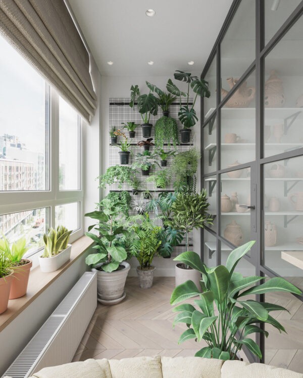 Natural Accents, Double Height Living, and Cozy Ambiance