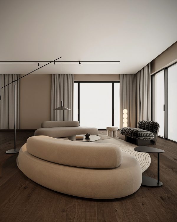 High-End Contemporary Interiors Designed for Tranquility