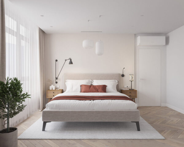 Natural Accents, Double Height Living, and Cozy Ambiance