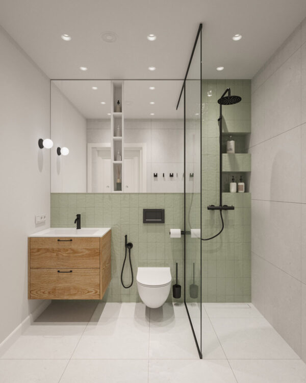 Natural Accents, Double Height Living, and Cozy Ambiance