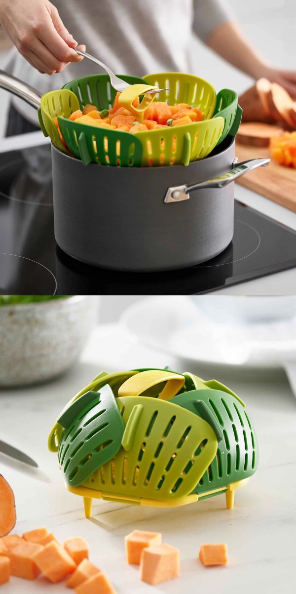 https://www.home-designing.com/wp-content/uploads/2023/10/lettuce-shaped-plastic-steamer-basket-for-vegetables-and-dumplings-adjustable-steamer-for-pots-and-pans-from-walmart-affordable-kitchen-gadgets-store-600x1203.jpg