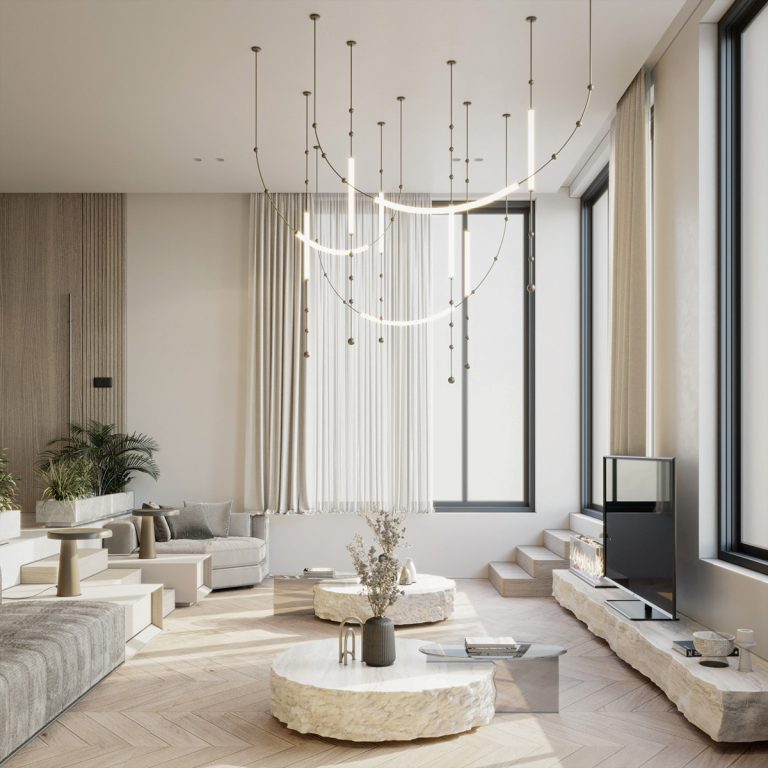 Spectacular Luxury Interiors With Captivating Stone Elements