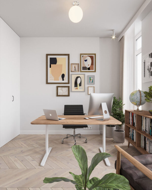 Natural Accents, Double Height Living, and Cozy Ambiance