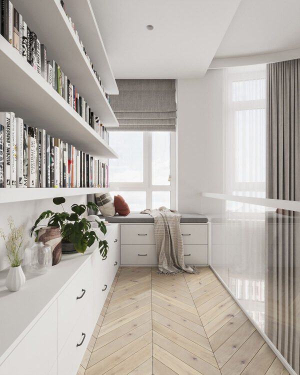 Natural Accents, Double Height Living, and Cozy Ambiance