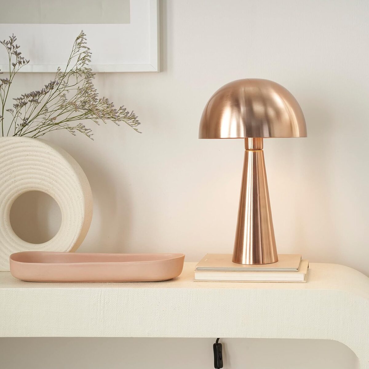 rose gold table lamp