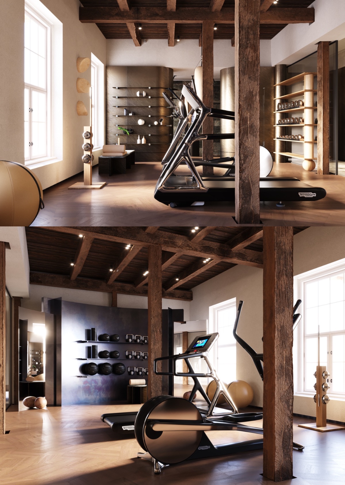 rustic home gym ideas and inspiration