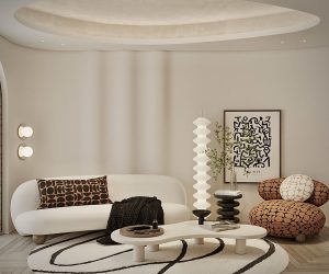 Curves in Modern Living with Sculptural Furniture and Organic Forms 18