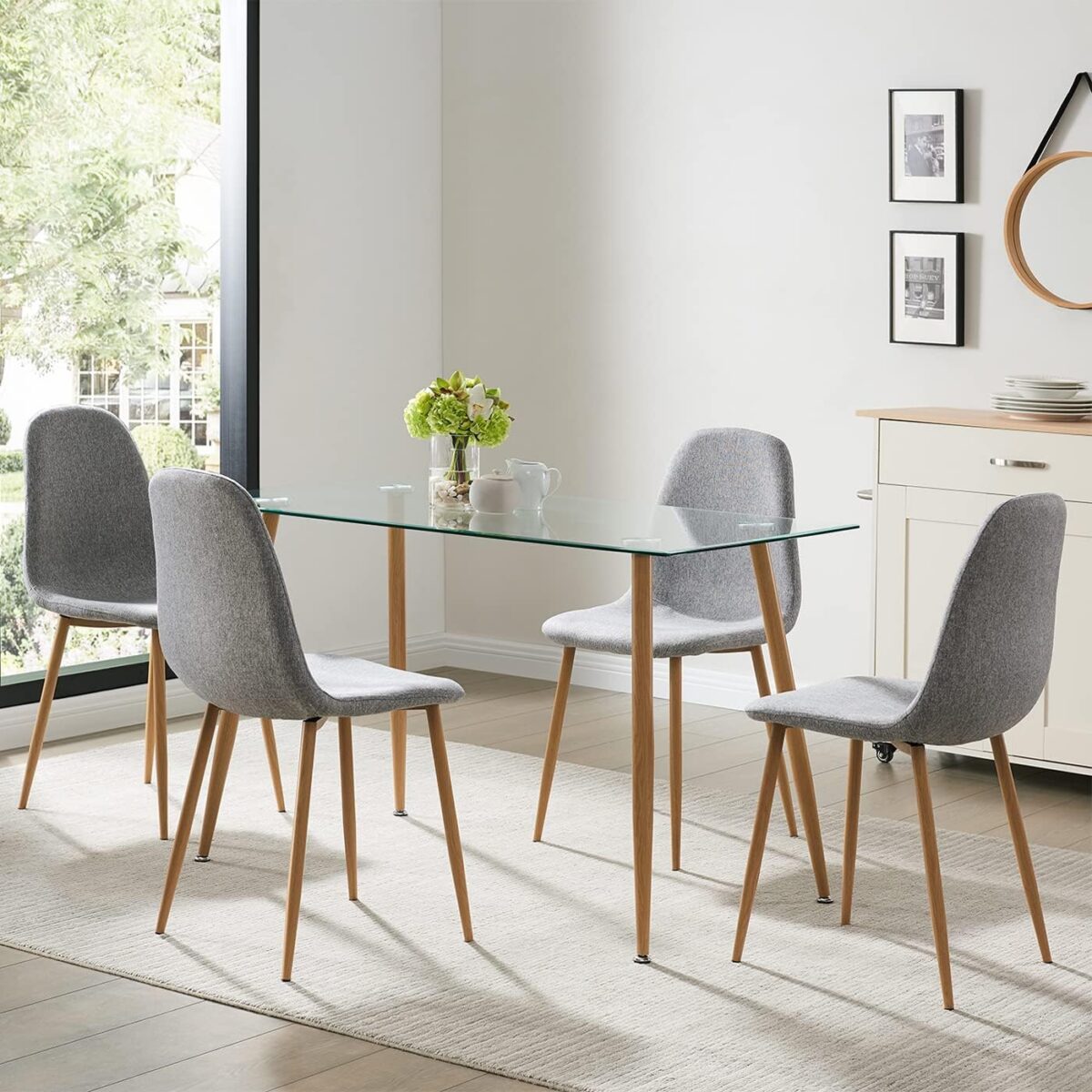 Minimalist Narrow Rectangular Dining Table