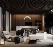 chair with ottoman