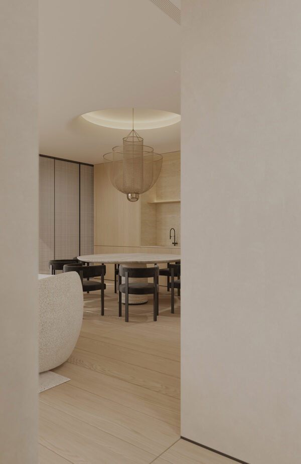 Understated Chic: Inside a Tranquil Minimalist Home with Sculptural Furnishings