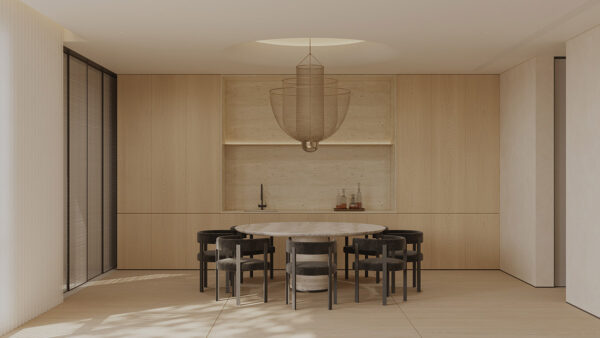 Understated Chic: Inside a Tranquil Minimalist Home with Sculptural Furnishings
