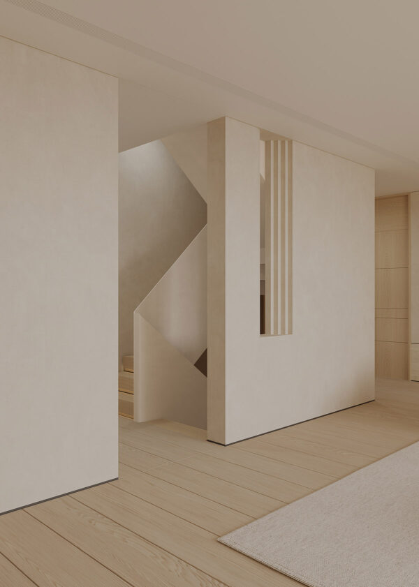 Understated Chic: Inside a Tranquil Minimalist Home with Sculptural Furnishings
