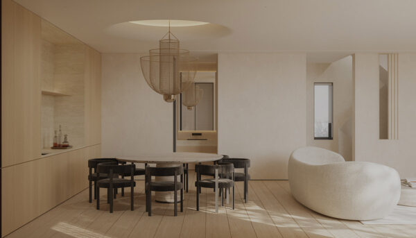 Understated Chic: Inside a Tranquil Minimalist Home with Sculptural Furnishings