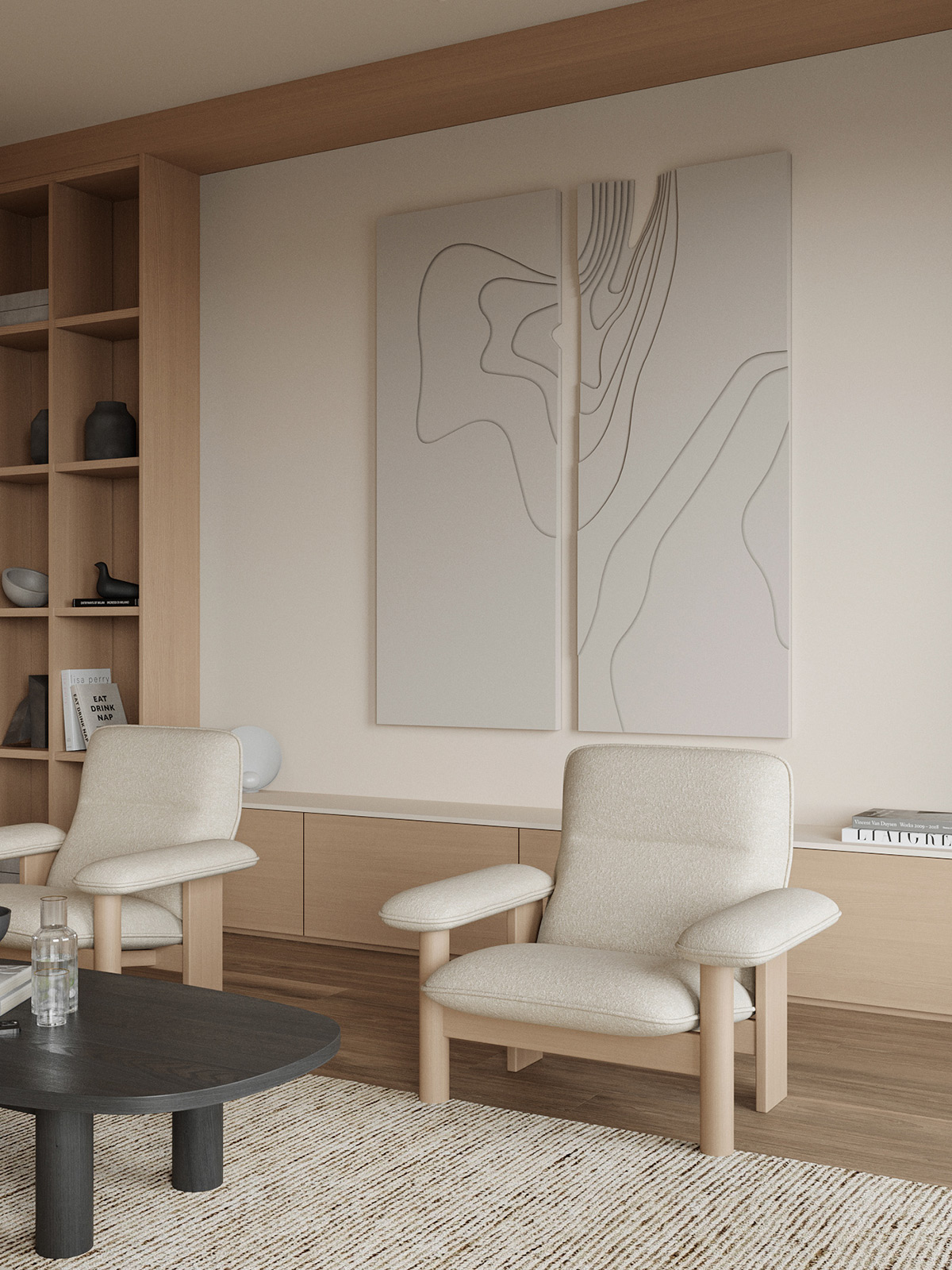 minimalist japandi style interior design 10