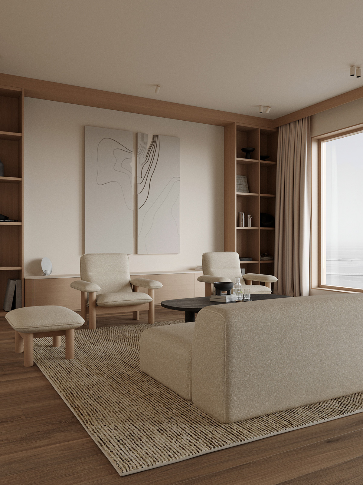 minimalist japandi style interior design 2