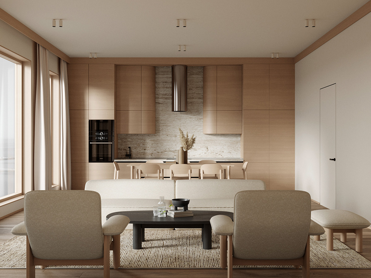 minimalist japandi style interior design 3