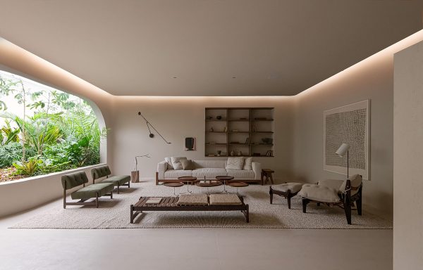 Beige Serenity & Verdant Views: A Tapestry of Nature?s Palette in Brazil?s Embaúba House