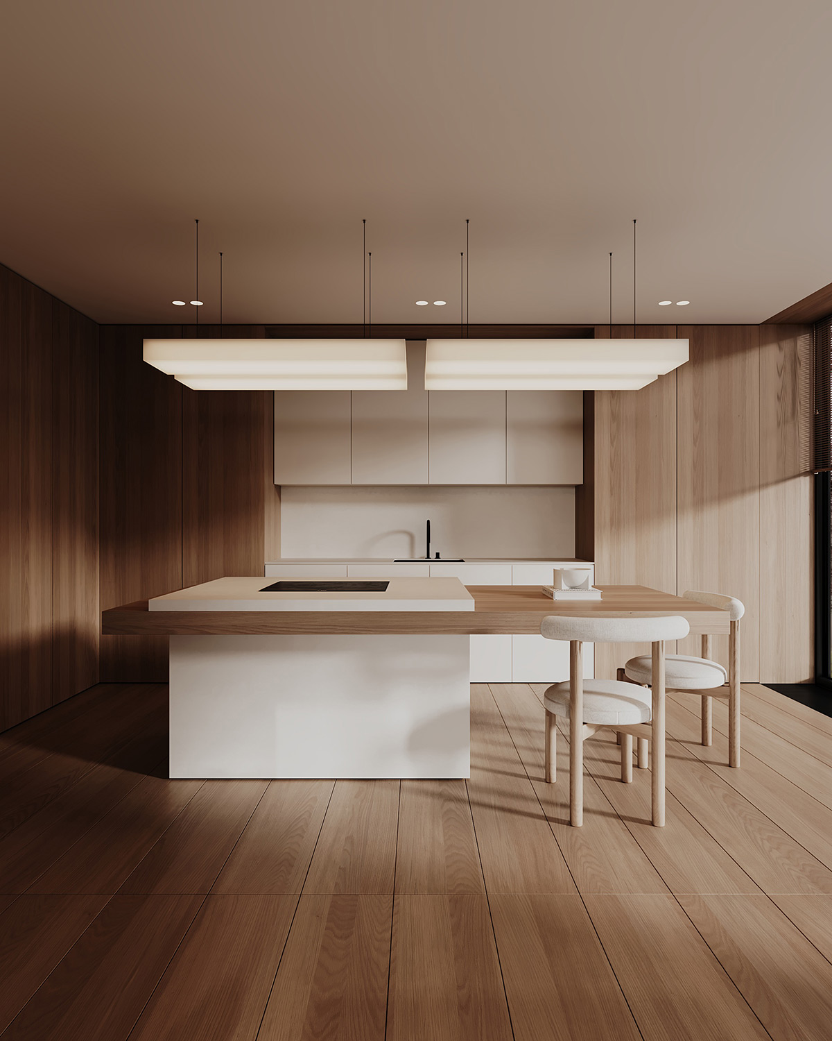 white and wood kitchen 1