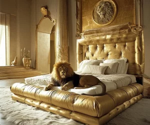 Leo zodiac themed bedroom