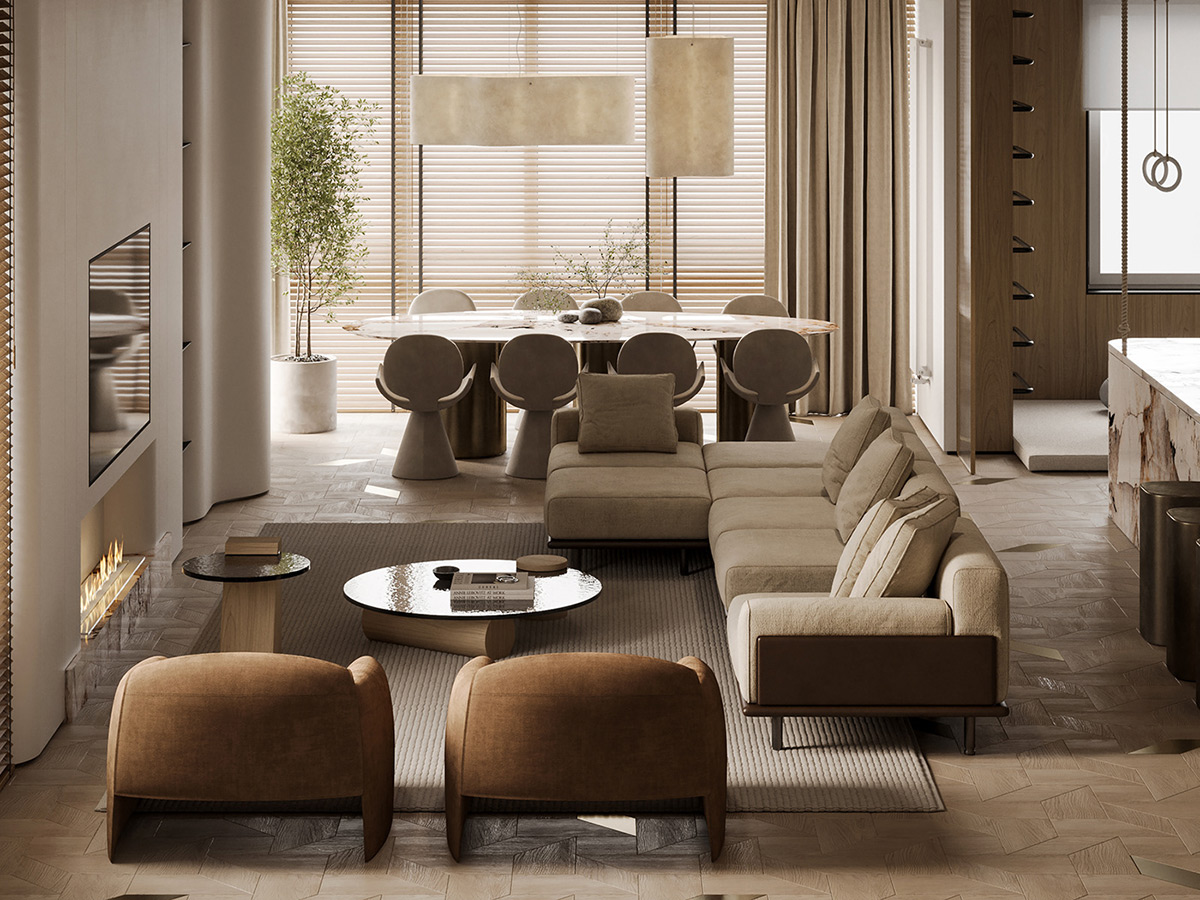 earthy color palette luxury interiors 2