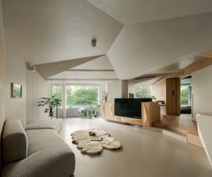 sleek geometric home interior design 8