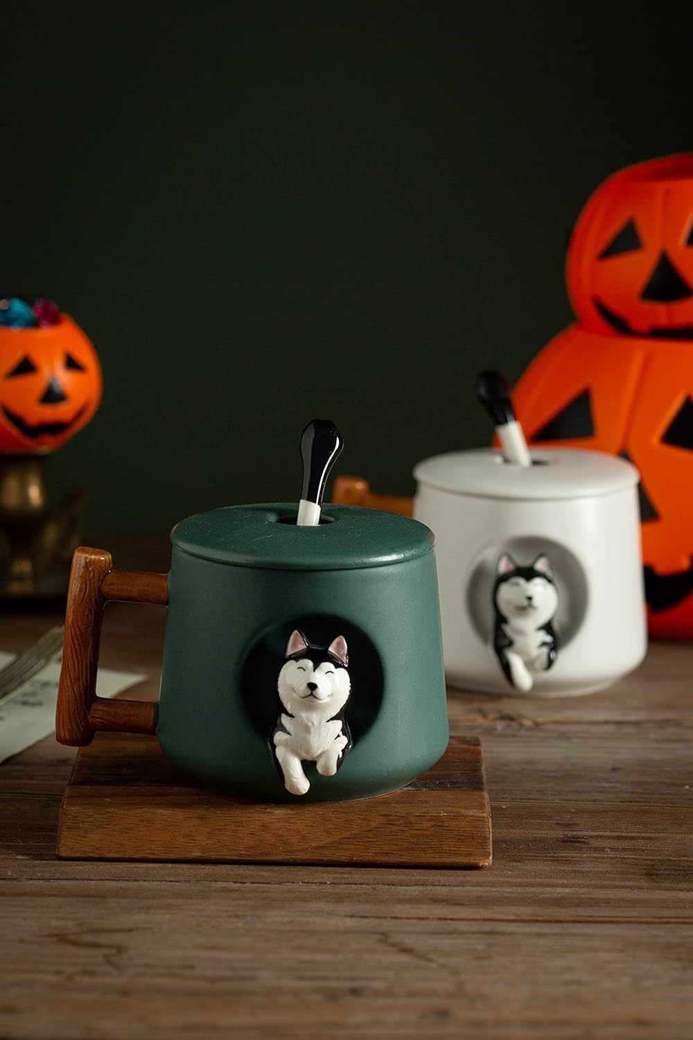 cute dog husky coffee mug 3
