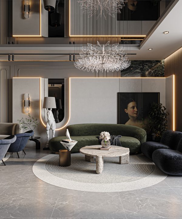 The Art of Arrival: A Tour of an Exquisite Home Reception Area