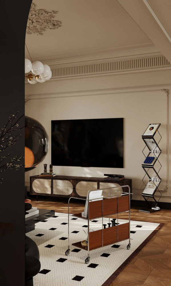 French-Inspired Neoclassical Interiors of a Chic Urban Home