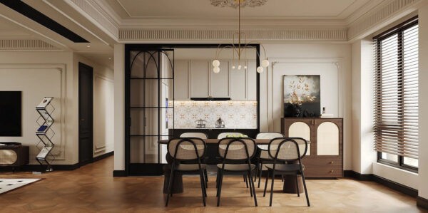 French-Inspired Neoclassical Interiors of a Chic Urban Home