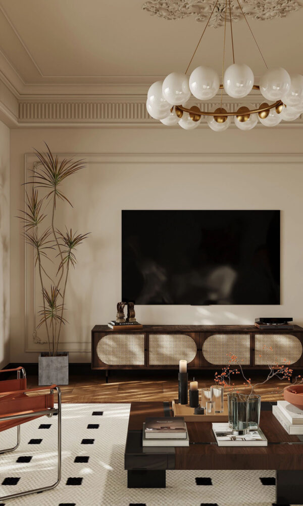 French-Inspired Neoclassical Interiors of a Chic Urban Home