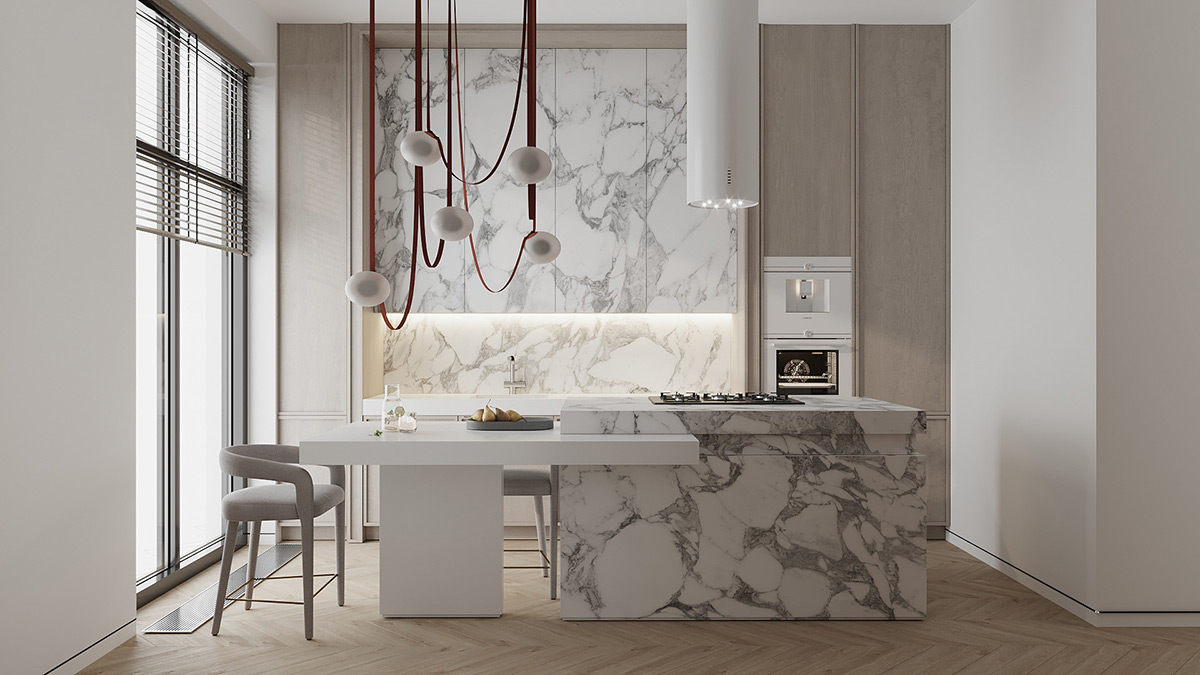 Chic Marble-Infused Interiors That Elevate Everyday Luxury