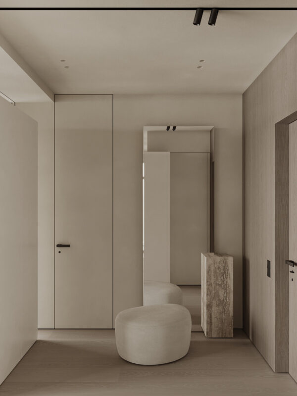 A Beautifully Minimal One Bedroom Apartment [With Floor Plan]